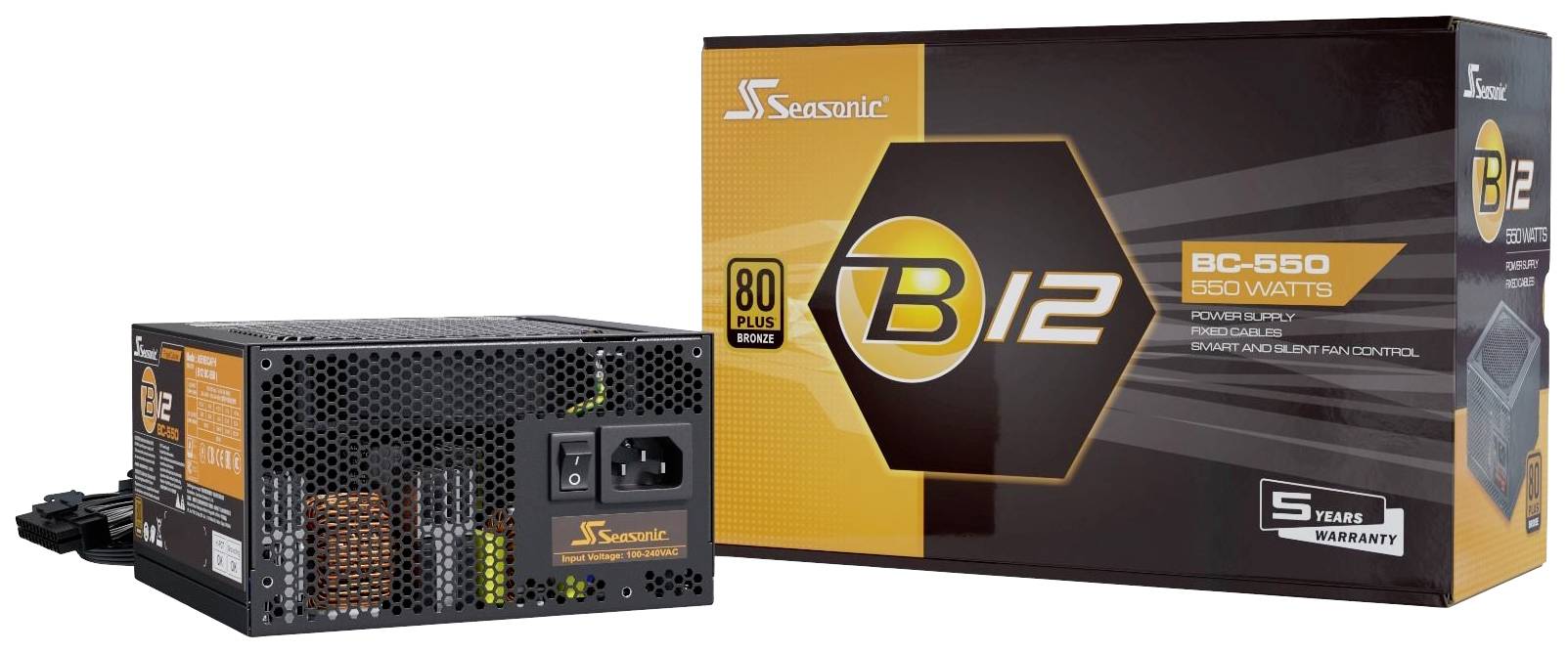 Seasonic B12 BC PC Netzteil 550 W 80PLUS® Bronze