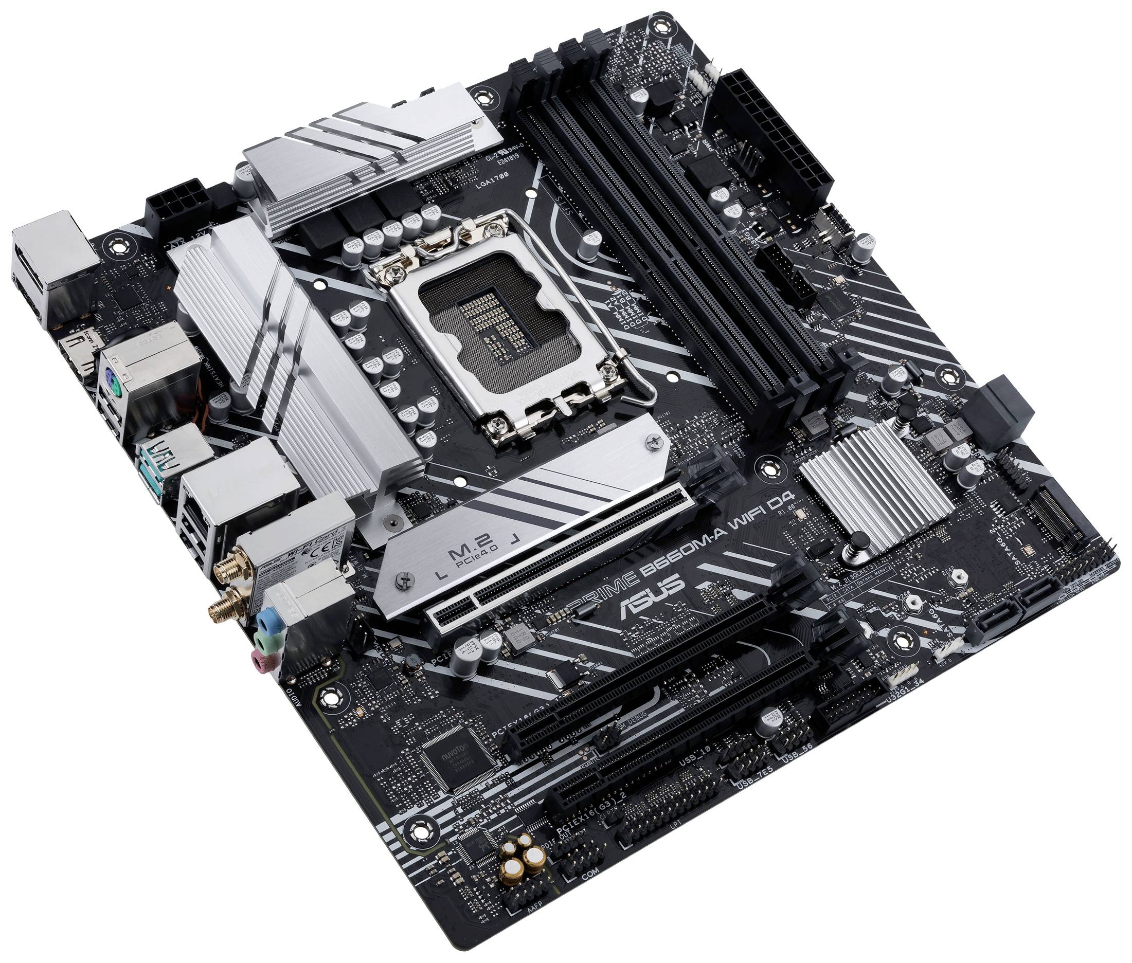 Asus PRIME B660M-A WIFI D4 Mainboard Sockel (PC) Intel® LGA 1700 Formfaktor (Details) Micro-ATX Mainboard-Chipsatz Intel® B660
