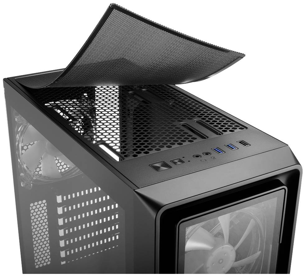 Sharkoon TK4 RGB Midi-Tower PC-Gehäuse Schwarz