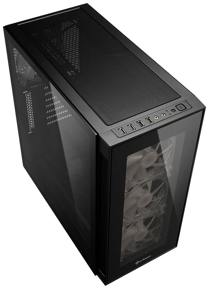 Sharkoon TG5 Pro RGB Midi-Tower PC-Gehäuse Schwarz