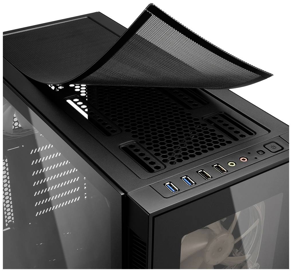 Sharkoon TG5 Pro RGB Midi-Tower PC-Gehäuse Schwarz