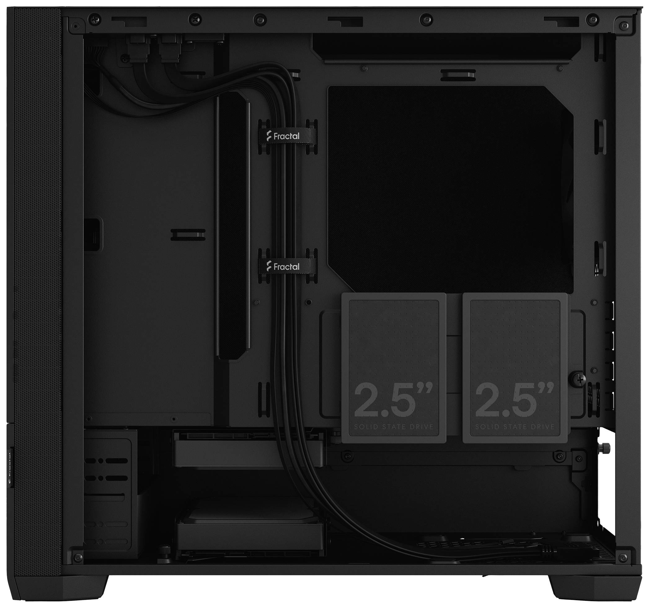 Fractal Design Pop Mini Silent Mini-Tower PC-Gehäuse Schwarz