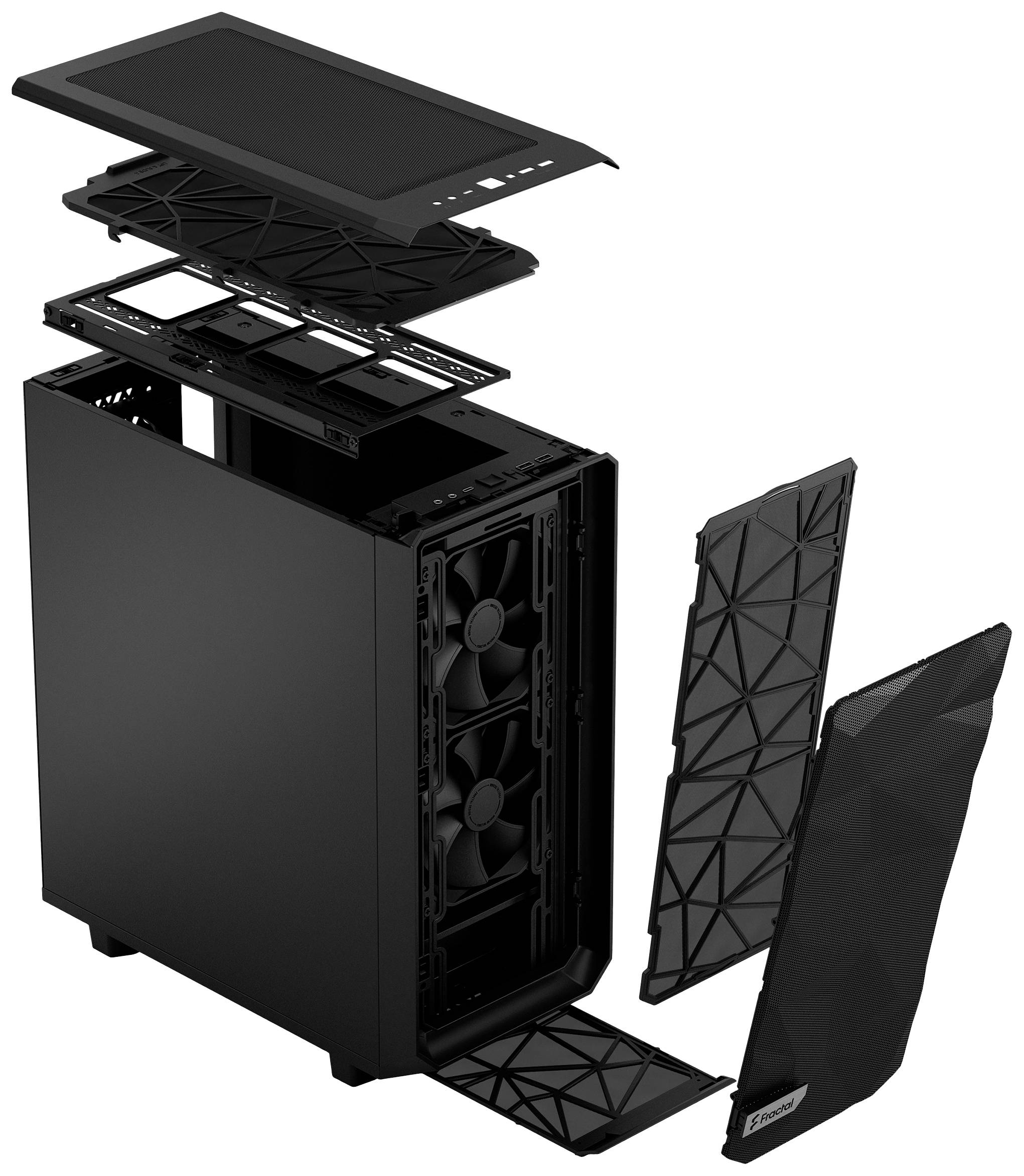 Fractal Design Meshify 2 Compact Tower PC-Gehäuse Schwarz