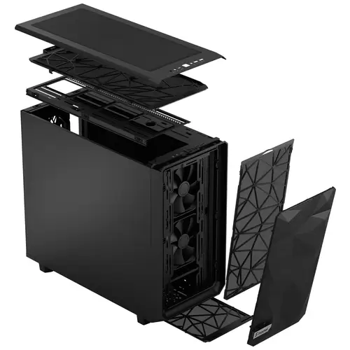 Fractal Design Meshify 2 Tower PC-Gehäuse Schwarz Fractal Design Meshify 2 Tower PC-Gehäuse Schwarz