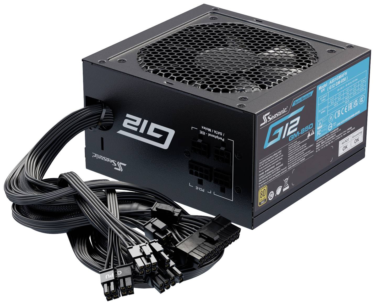 Seasonic G12 GM PC Netzteil 850 W 80PLUS® Gold