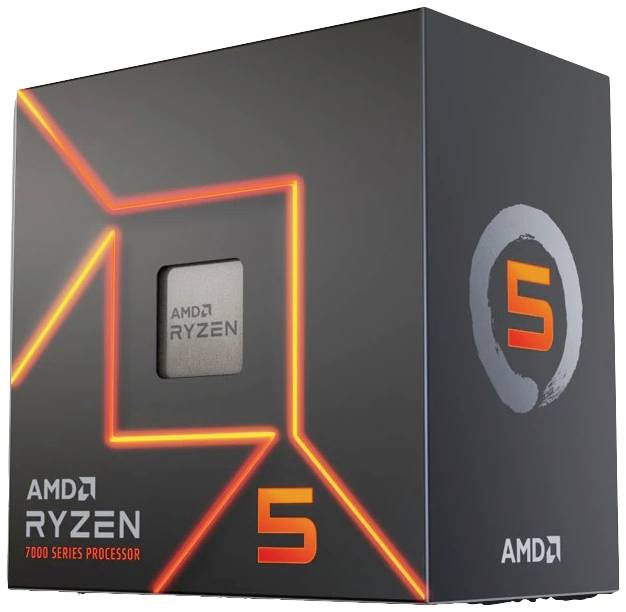 AMD Ryzen 5 7600 6 x Prozessor (CPU) Boxed Sockel (PC): AMD® AM5