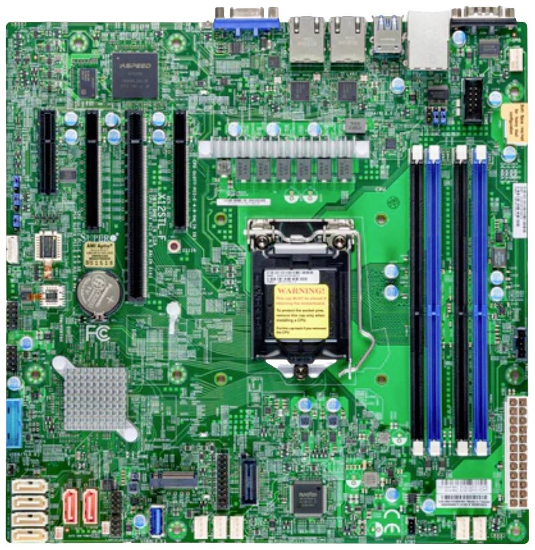 Supermicro MBD-X12STL-F-B Mainboard Sockel (PC) Intel® LGA 1200 Formfaktor (Details) ATX