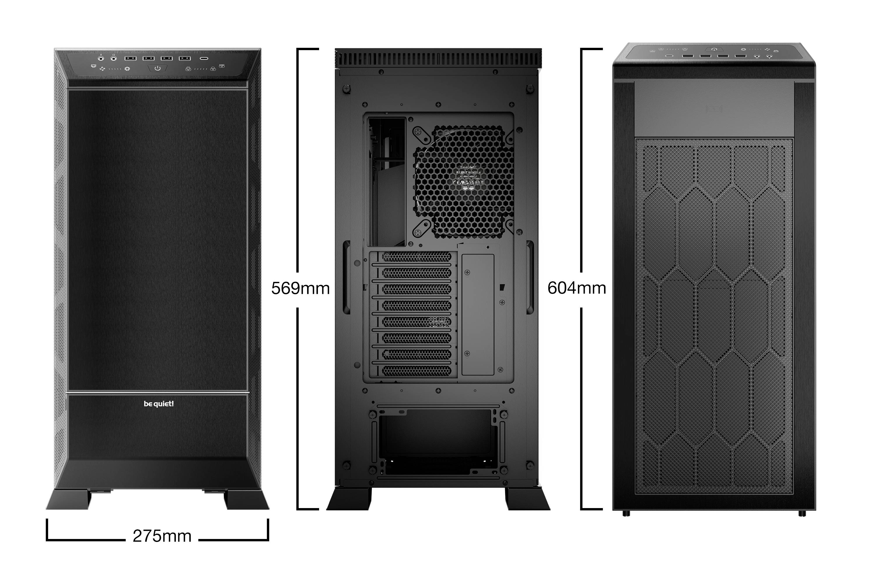 BeQuiet DARK BASE PRO 901 | Black Full Tower PC-Gehäuse Schwarz