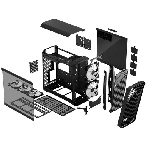 Fractal Design Torrent Tower PC-Gehäuse Schwarz Fractal Design Torrent Tower PC-Gehäuse Schwarz