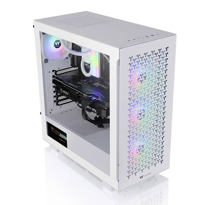Thermaltake CA-1S3-00M6WN-03 Midi-Tower PC-Gehäuse Weiß