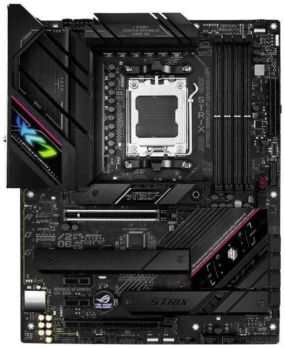 Asus ROG STRIX B650E-F GAMING WIFI Mainboard Sockel (PC) AMD® AM5 Formfaktor (Details) ATX Mainboard-Chipsatz AMD® B650