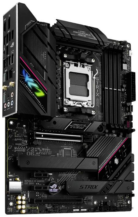 Asus ROG STRIX B650E-F GAMING WIFI Mainboard Sockel (PC) AMD® AM5 Formfaktor (Details) ATX Mainboard-Chipsatz AMD® B650