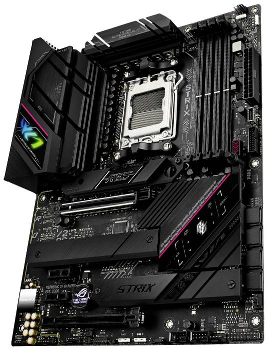 Asus ROG STRIX B650E-F GAMING WIFI Mainboard Sockel (PC) AMD® AM5 Formfaktor (Details) ATX Mainboard-Chipsatz AMD® B650