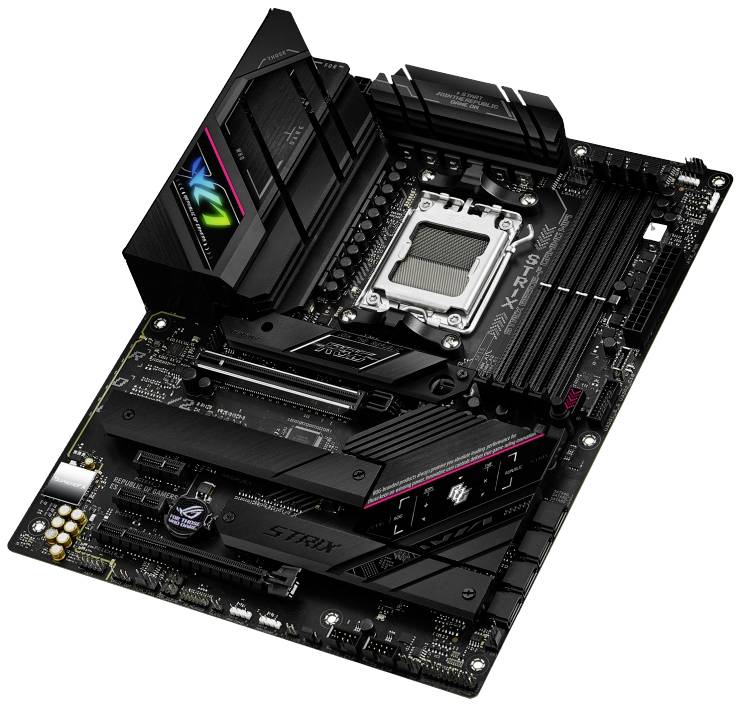 Asus ROG STRIX B650E-F GAMING WIFI Mainboard Sockel (PC) AMD® AM5 Formfaktor (Details) ATX Mainboard-Chipsatz AMD® B650