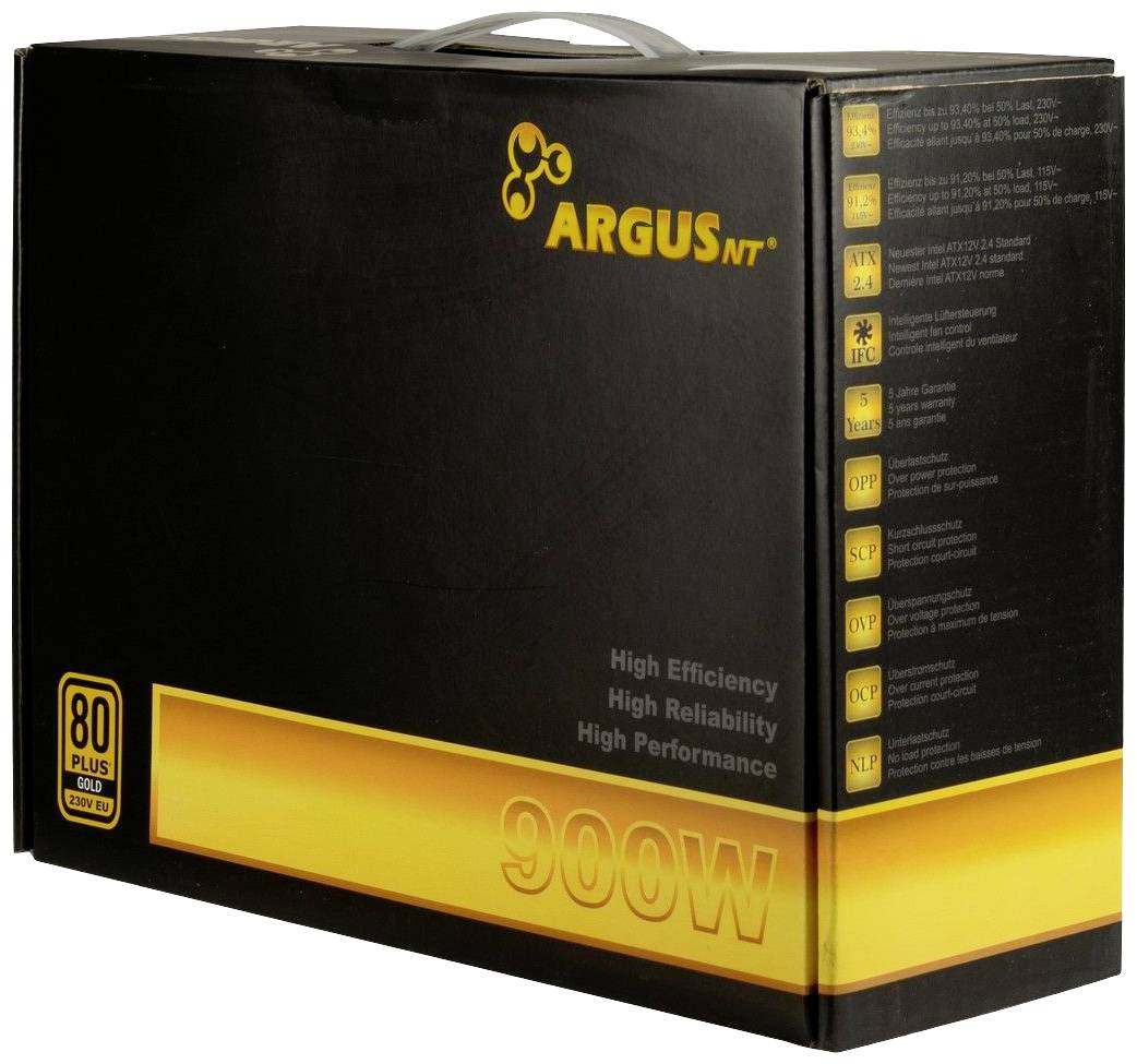 Inter-Tech GPS-900 PC Netzteil 900 W 80PLUS® Gold