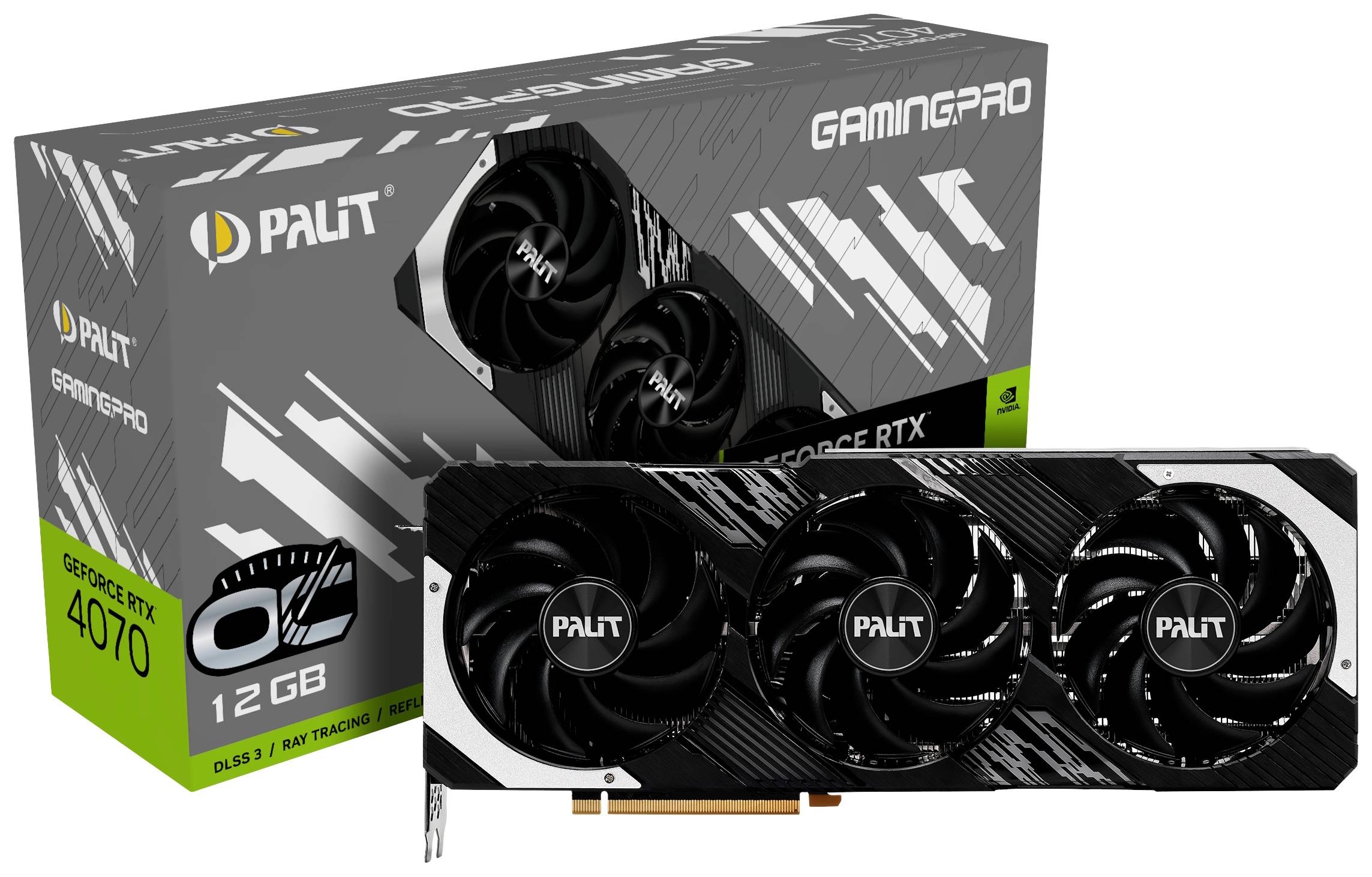 Palit Grafikkarte Nvidia GeForce RTX 4070 12 GB GDDR6X-RAM PCIe, HDMI®, DisplayPort