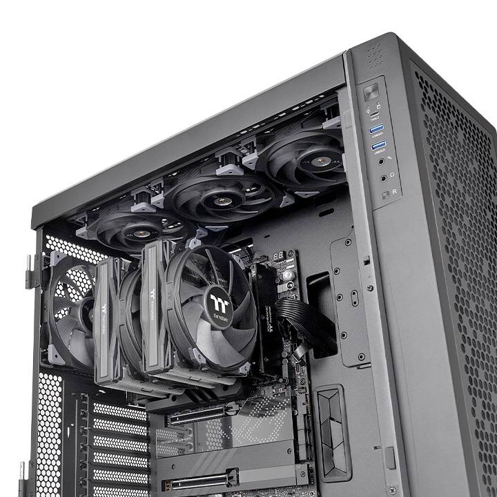 Thermaltake TOUGHAIR 710 CPU-Kühler mit Lüfter Intel® LGA 2066, Intel® LGA 2011, Intel® LGA 1851, Intel® LGA 1700, Intel® LGA 1200, Intel® LG