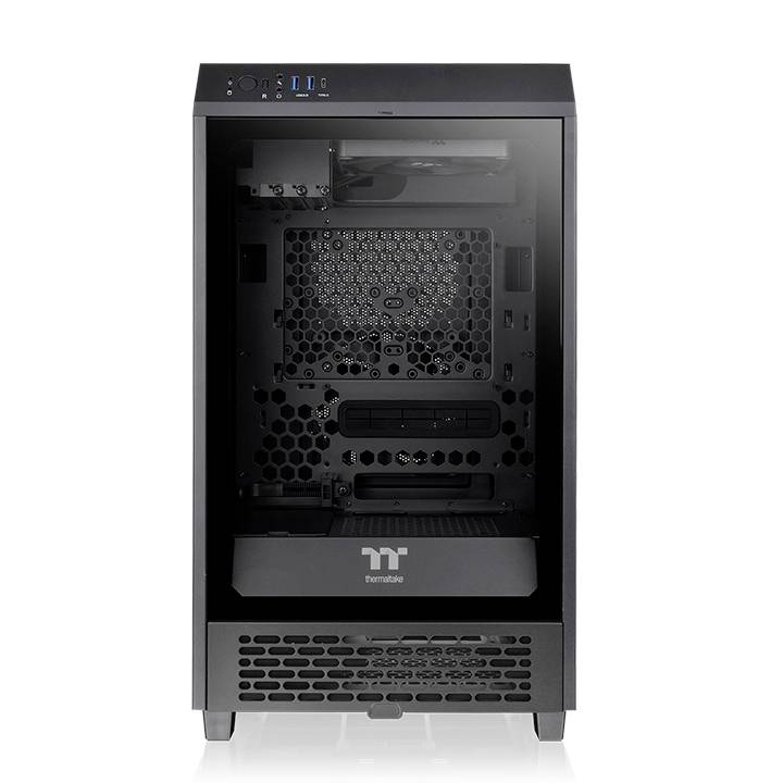 Thermaltake The Tower 200 Mini-Tower PC-Gehäuse Schwarz