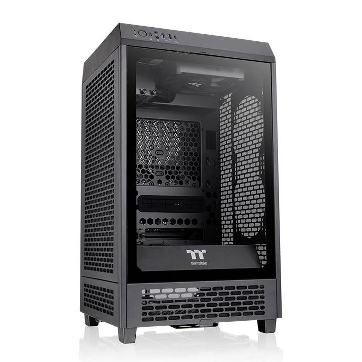Thermaltake The Tower 200 Mini-Tower PC-Gehäuse Schwarz