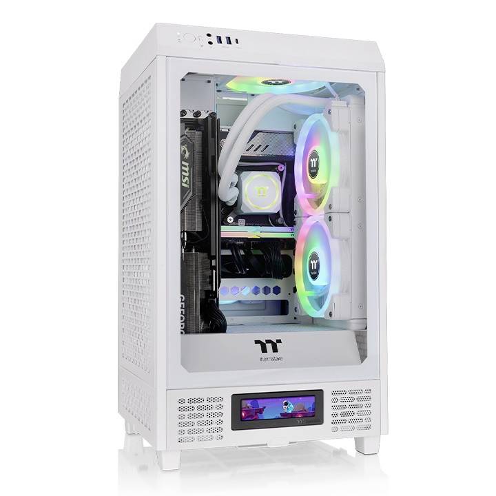 Thermaltake The Tower 200 Mini-Tower PC-Gehäuse Weiß