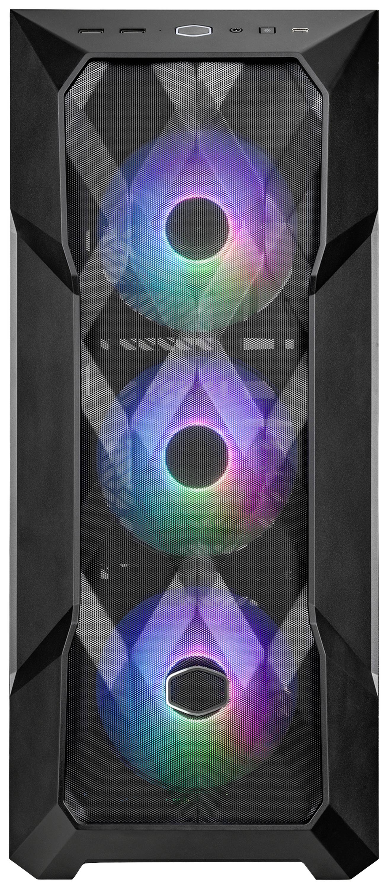 Cooler Master MasterBox TD500 Mesh V2 Midi-Tower PC-Gehäuse Schwarz