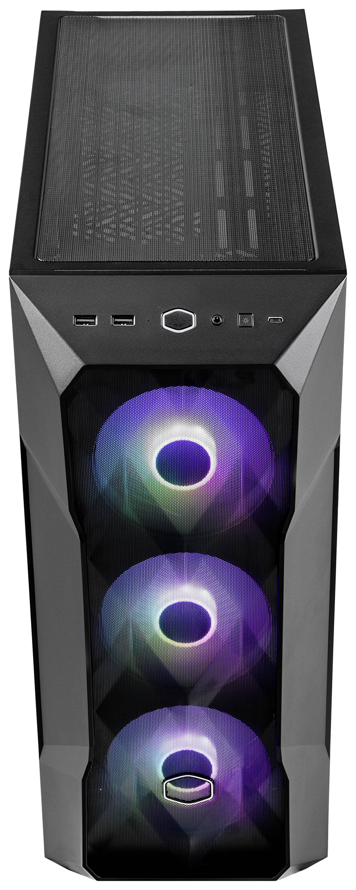 Cooler Master MasterBox TD500 Mesh V2 Midi-Tower PC-Gehäuse Schwarz