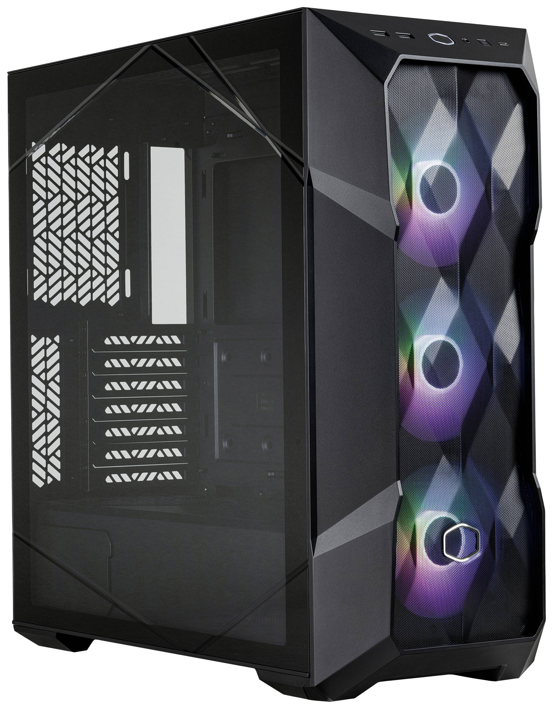 Cooler Master MasterBox TD500 Mesh V2 Midi-Tower PC-Gehäuse Schwarz