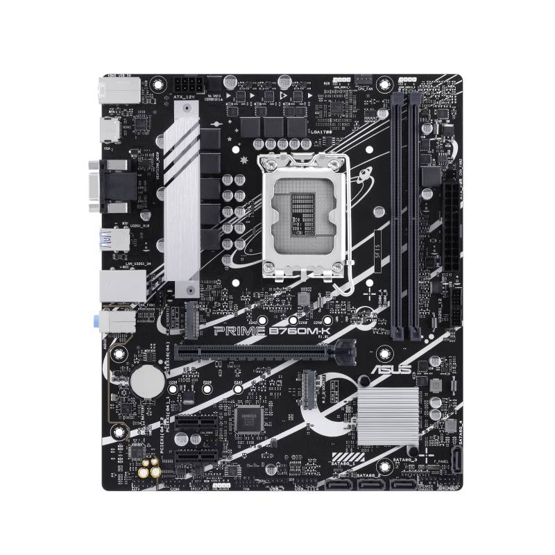Asus PRIME B760M-K Mainboard Sockel (PC) Intel® LGA 1700 Formfaktor (Details) Micro-ATX Mainboard-Chipsatz Intel® B760