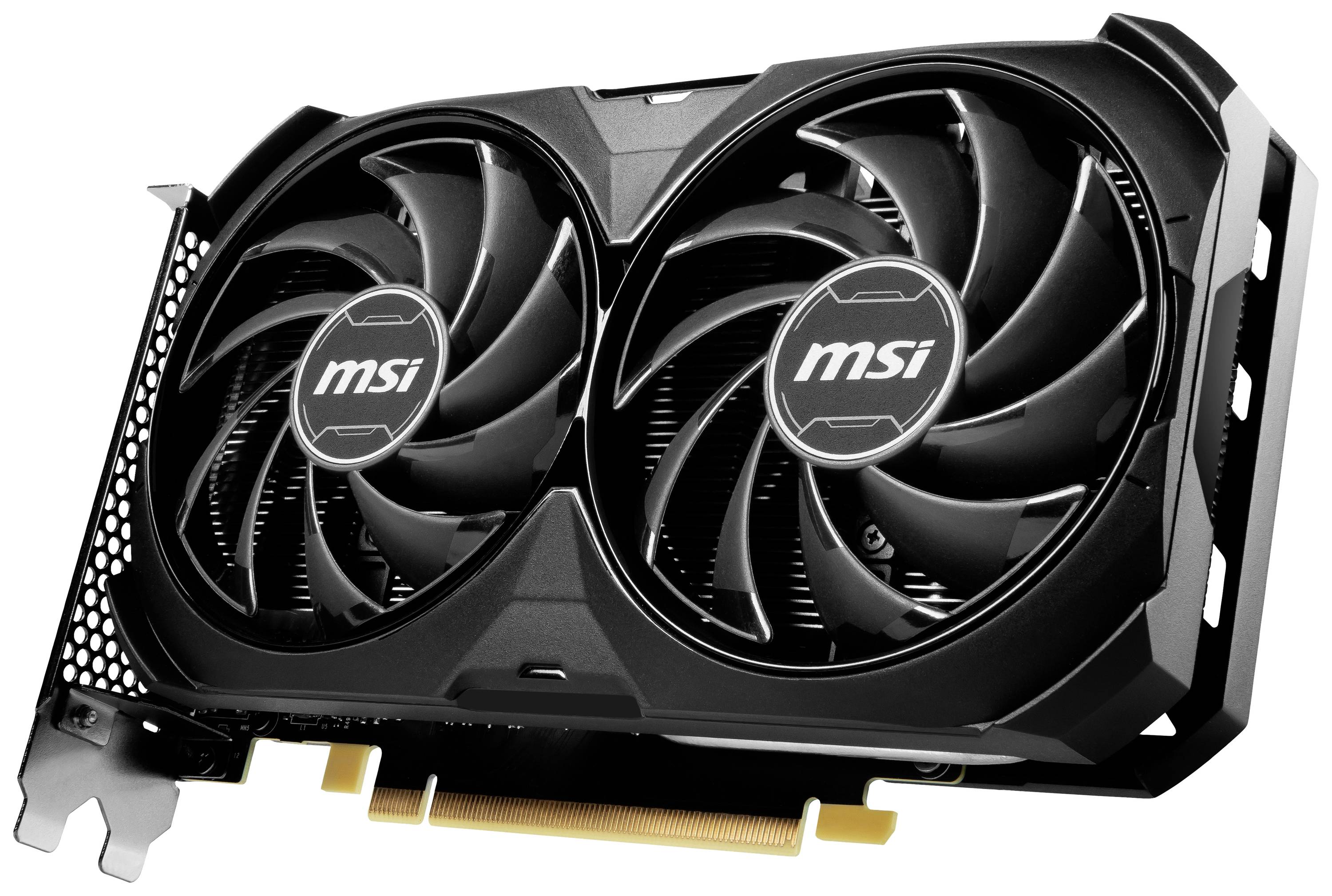 MSI Grafikkarte Nvidia GeForce RTX 4060 Ti 8 GB GDDR6-RAM PCIe, HDMI®, DisplayPort