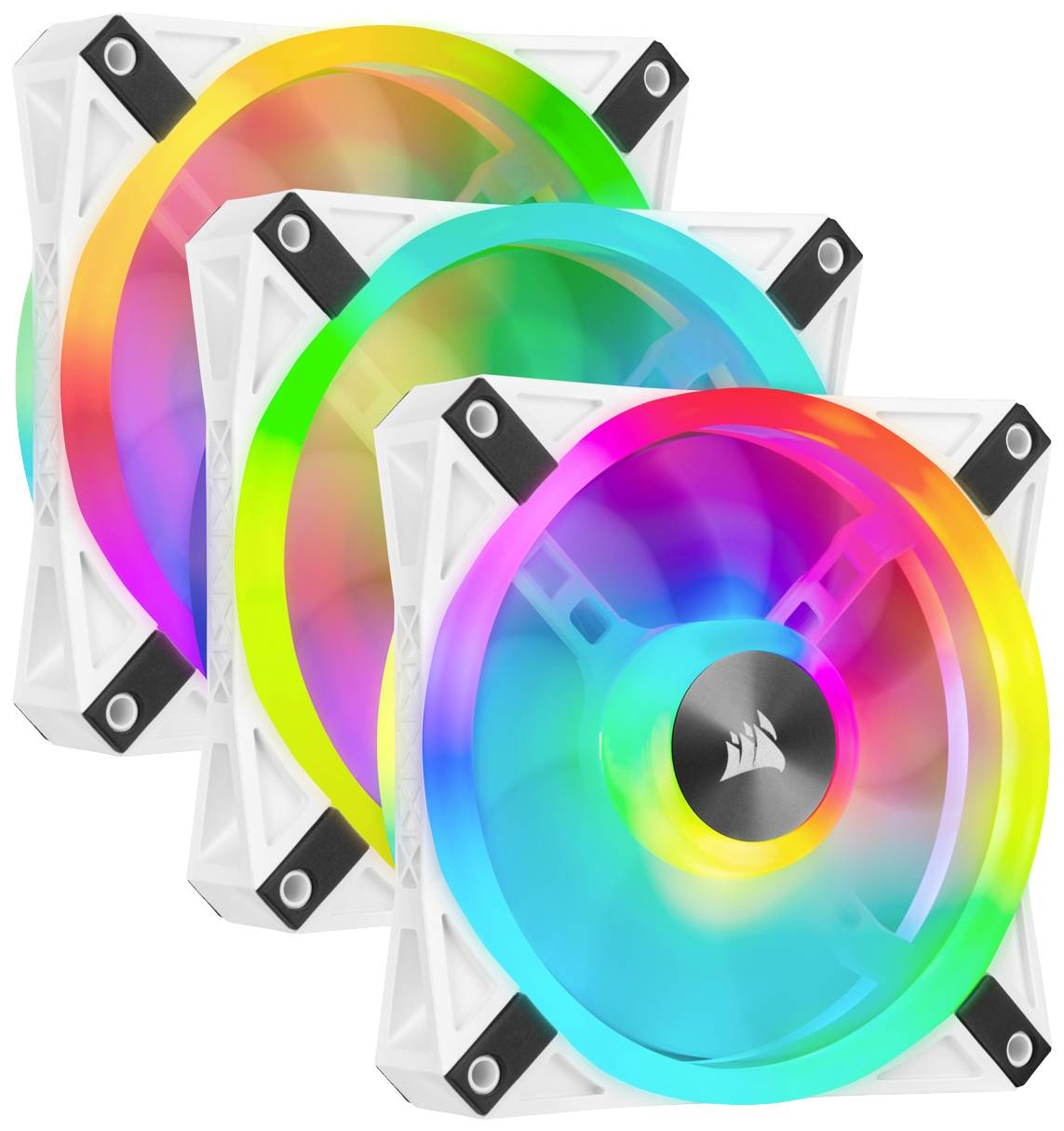 Corsair iCUE QL120 CPU-Kühler mit Lüfter Weiß