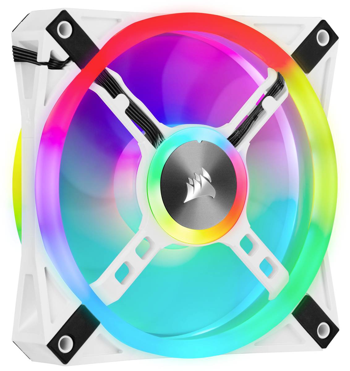 Corsair iCUE QL120 CPU-Kühler mit Lüfter Weiß