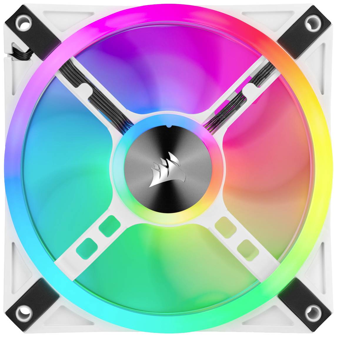 Corsair iCUE QL120 CPU-Kühler mit Lüfter Weiß