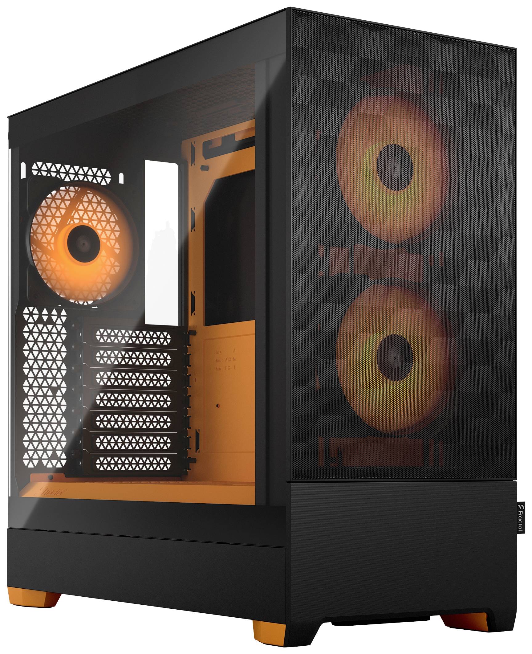 Fractal Design Pop Air Tower PC-Gehäuse Schwarz, Orange