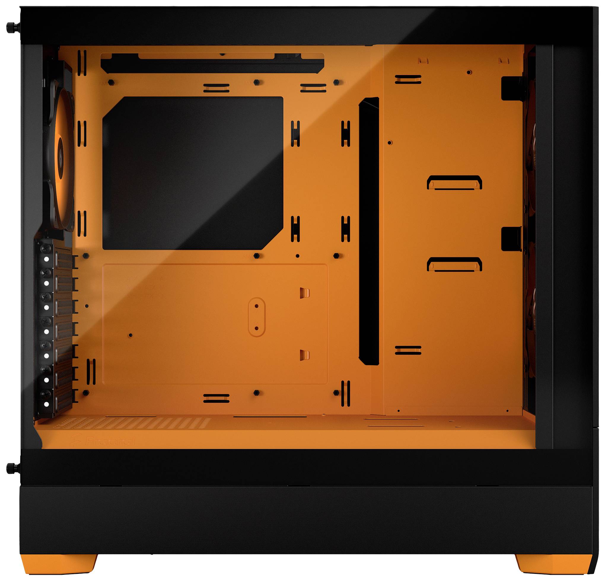 Fractal Design Pop Air Tower PC-Gehäuse Schwarz, Orange