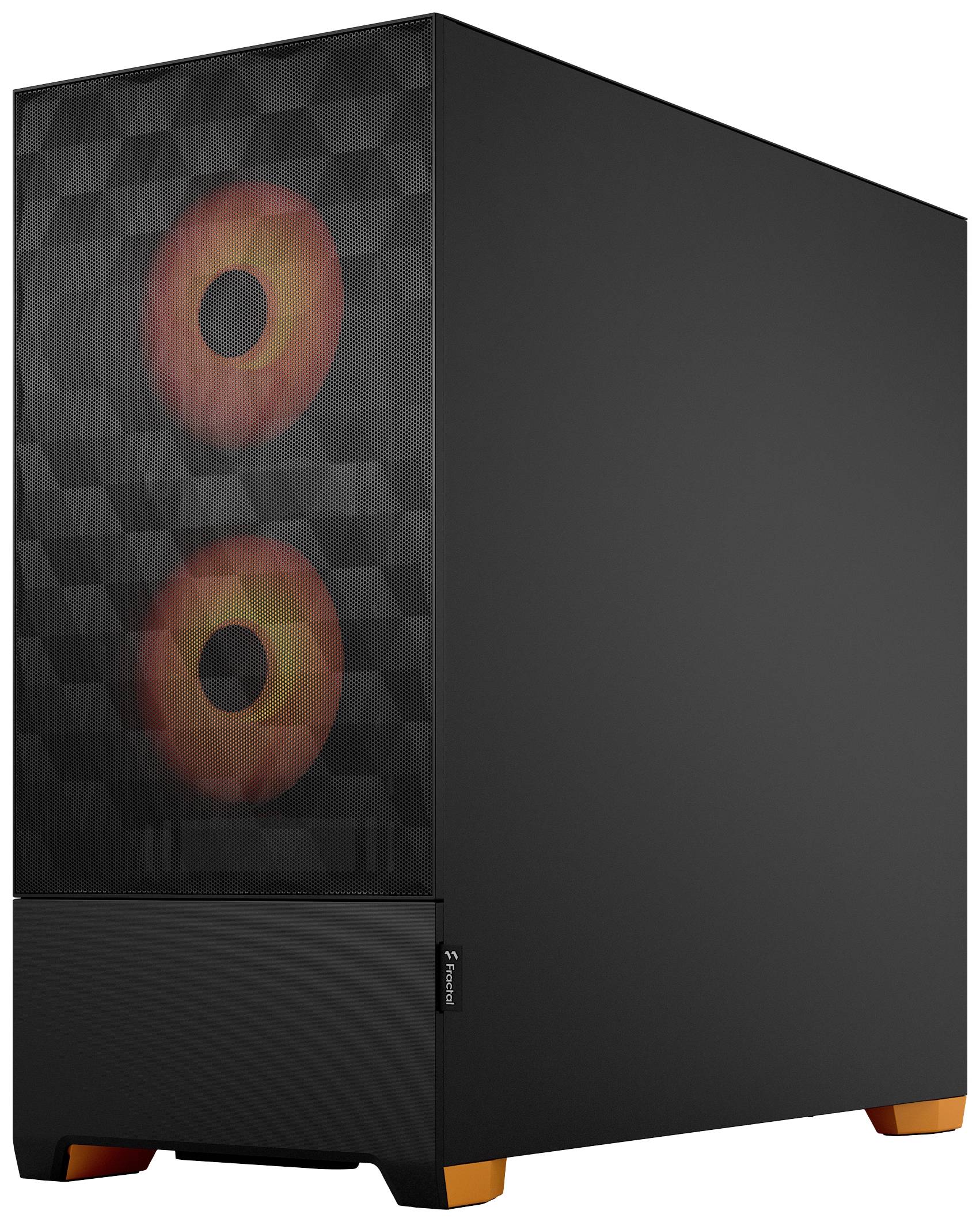 Fractal Design Pop Air Tower PC-Gehäuse Schwarz, Orange