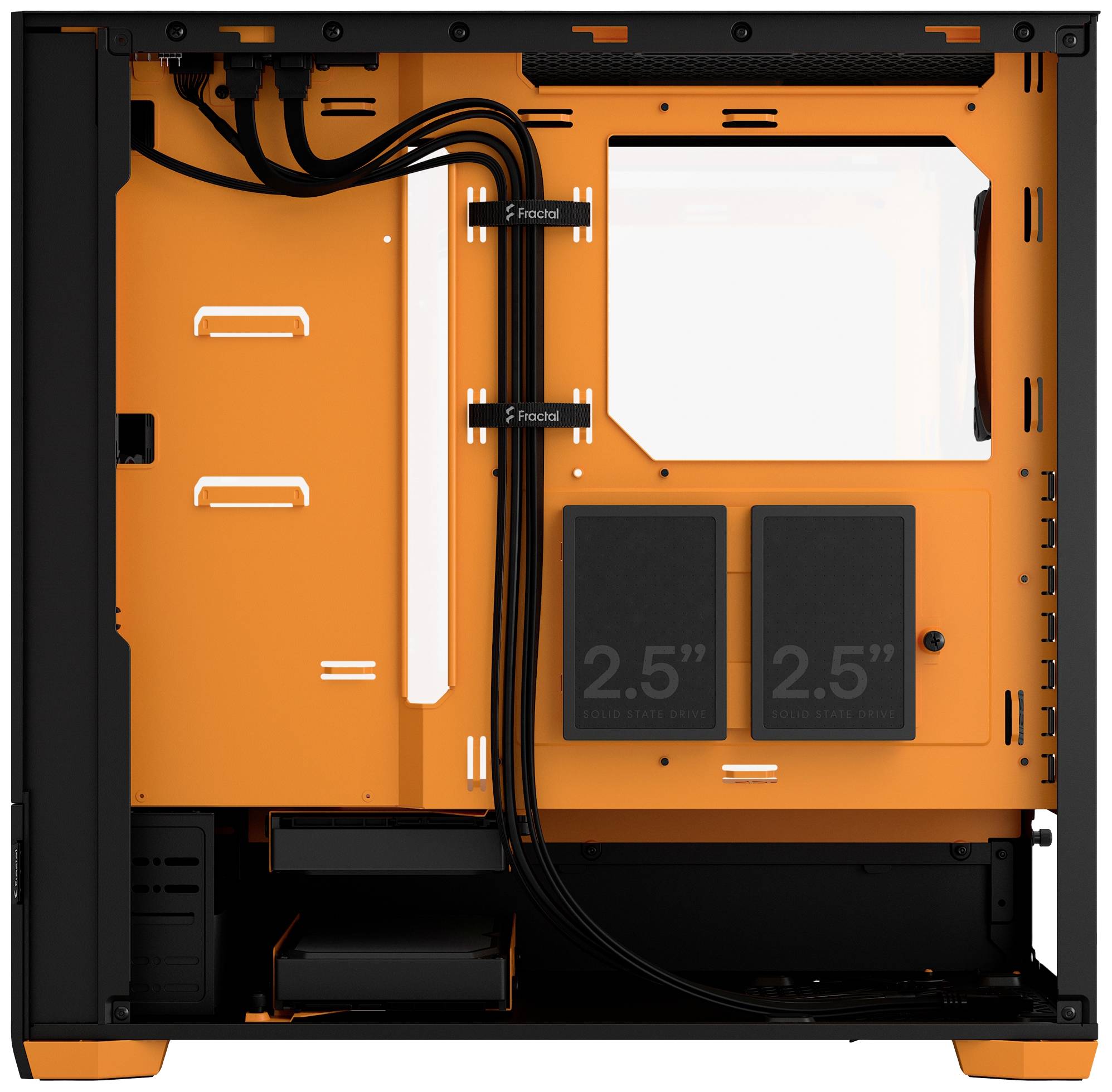 Fractal Design Pop Air Tower PC-Gehäuse Schwarz, Orange