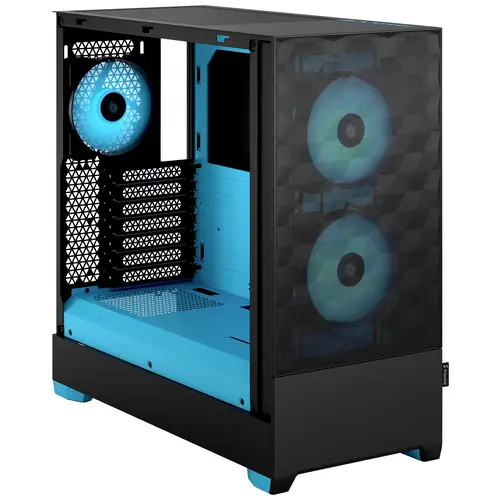 Fractal Design Pop Air Tower PC-Gehäuse Schwarz, Cyan Fractal Design Pop Air Tower PC-Gehäuse Schwarz, Cyan