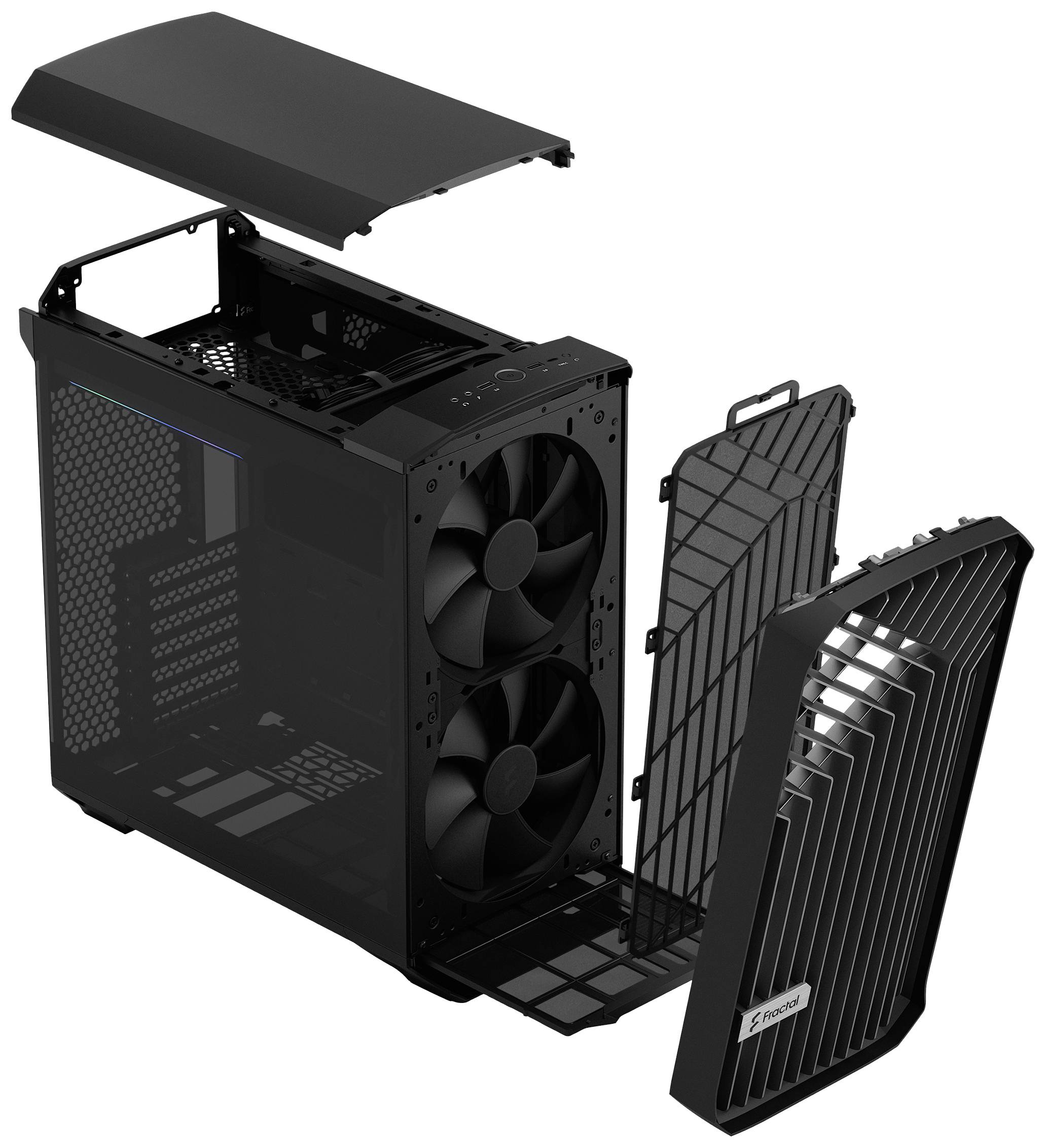 Fractal Design Torrent Compact Tower PC-Gehäuse Schwarz