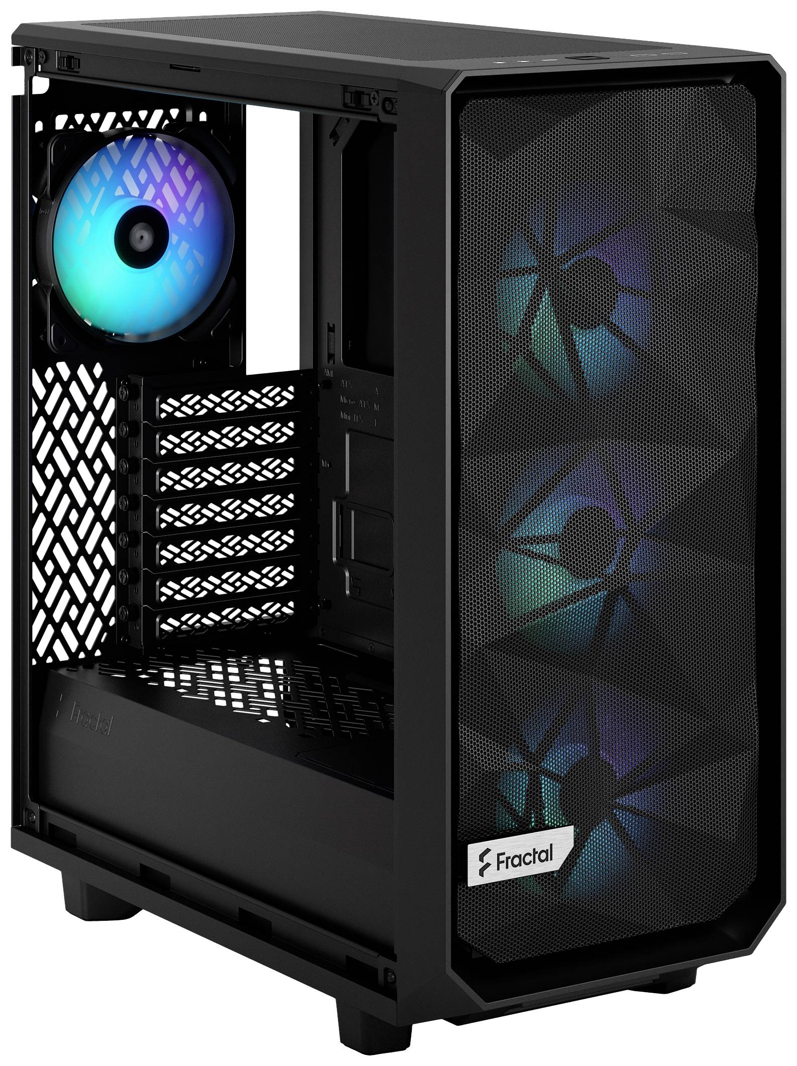 Fractal Design Meshify 2 Compact RGB PC-Gehäuse Schwarz