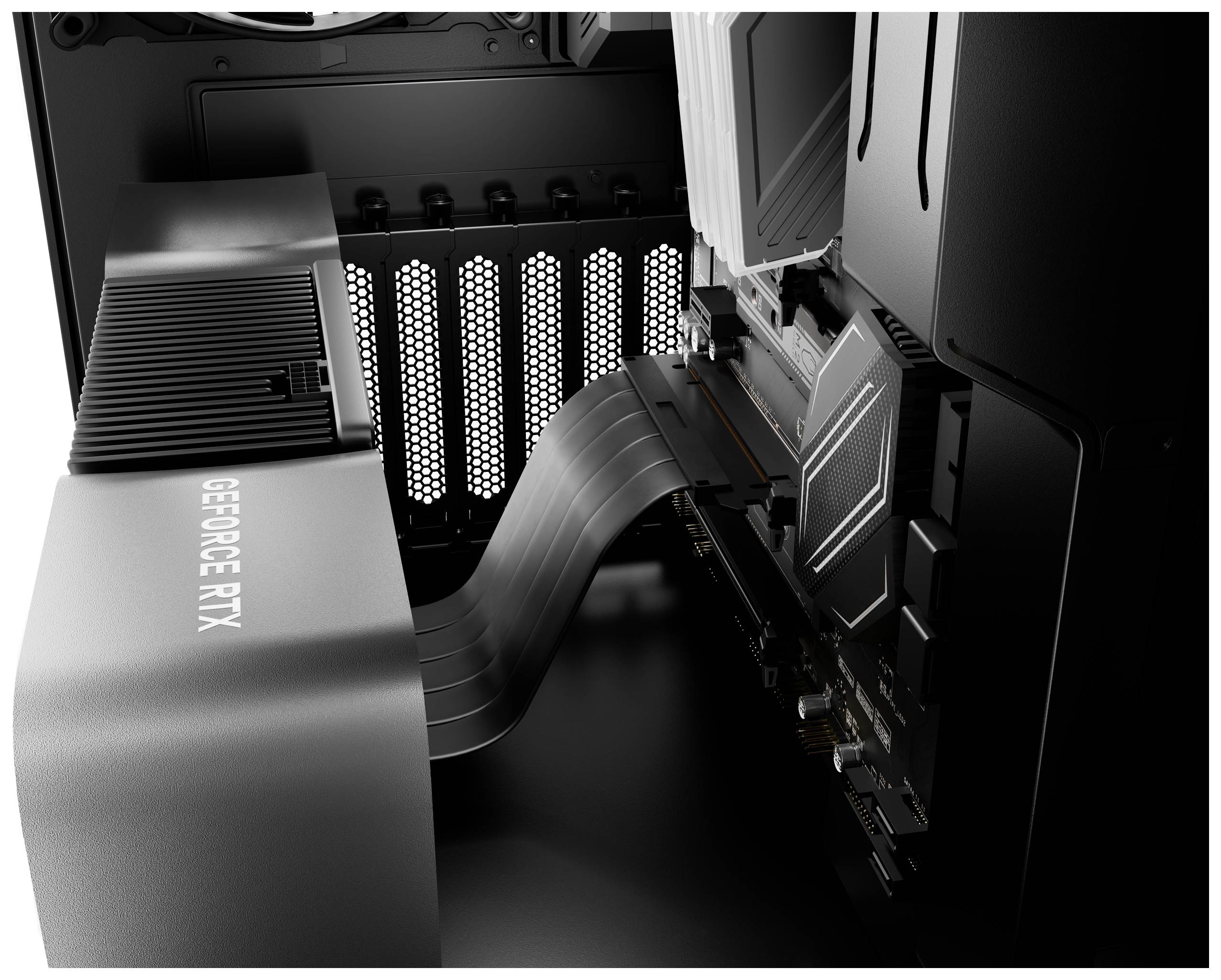 BeQuiet PCIe Riser Kabel PCIe x16 Buchse, PCIe x16 Stecker 0.20m Schwarz BGA12