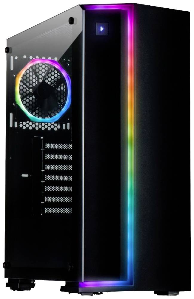Inter-Tech S-3906 Renegade Tower PC-Gehäuse Schwarz