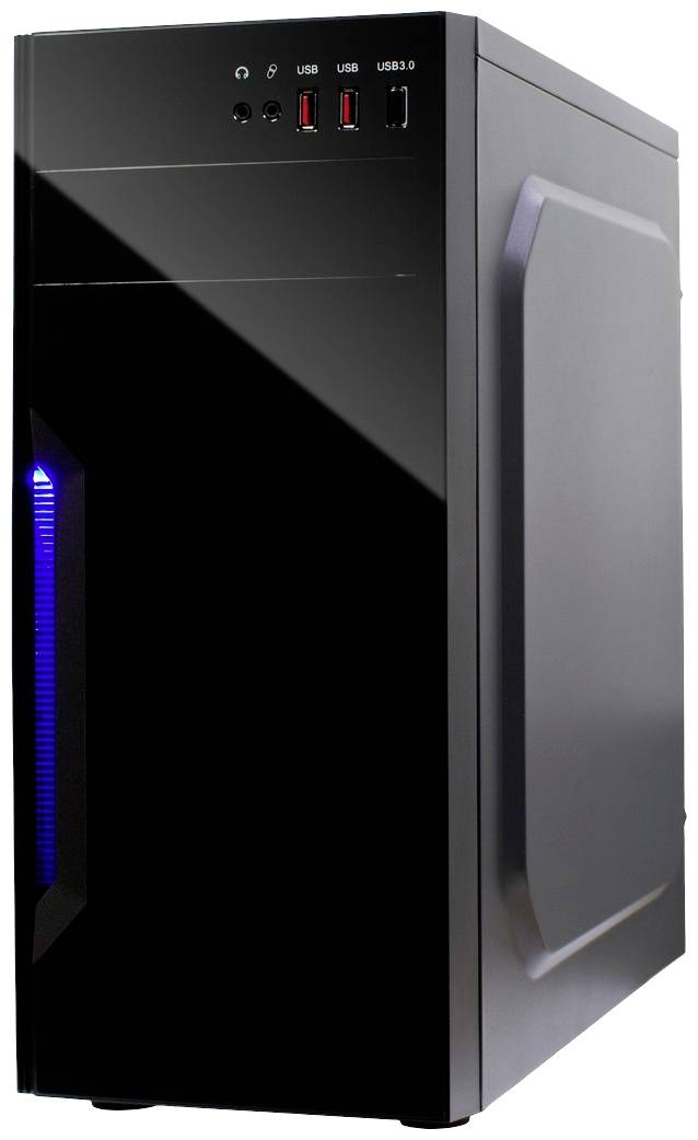 Inter-Tech B-42 Midi-Tower PC-Gehäuse Schwarz