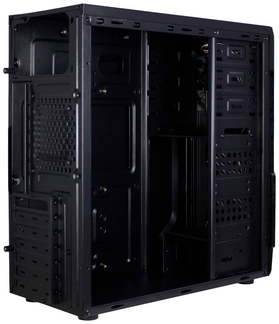 Inter-Tech B-42 Midi-Tower PC-Gehäuse Schwarz