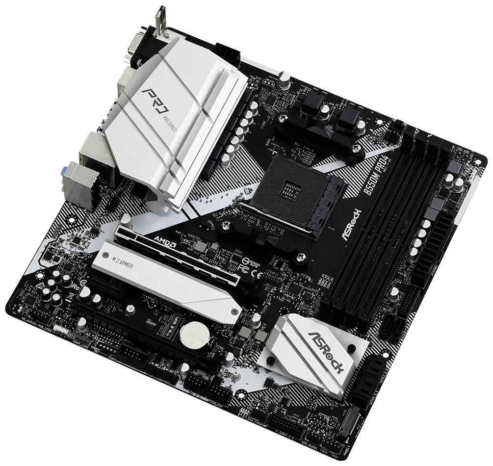 ASRock B550M Pro4 Mainboard Sockel (PC) AMD® AM4 Formfaktor (Details) Micro-ATX Mainboard-Chipsatz AMD® B550