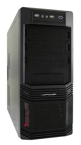 LC Power 925B Midi-Tower PC-Gehäuse Schwarz