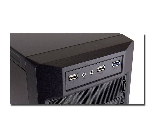 LC Power 925B Midi-Tower PC-Gehäuse Schwarz