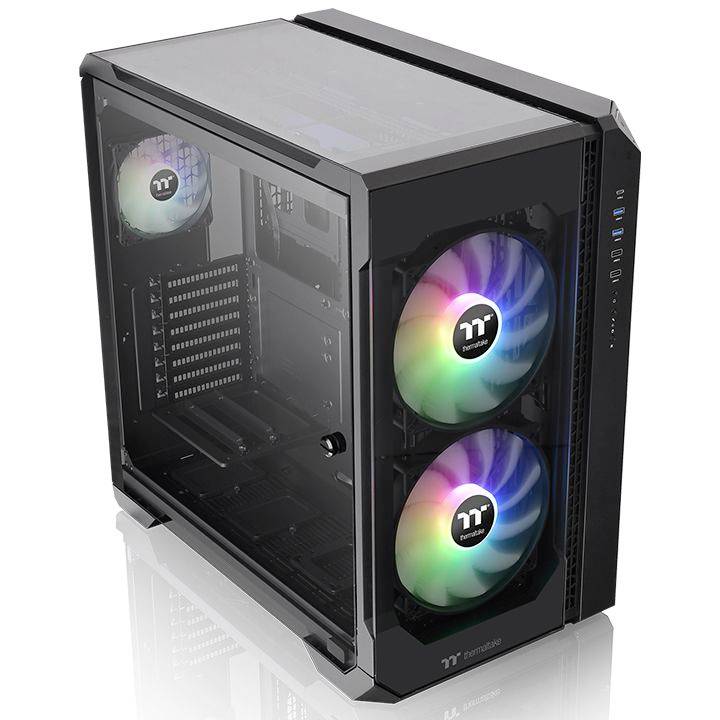 Thermaltake View 51 TG ARGB Midi-Tower PC-Gehäuse Schwarz