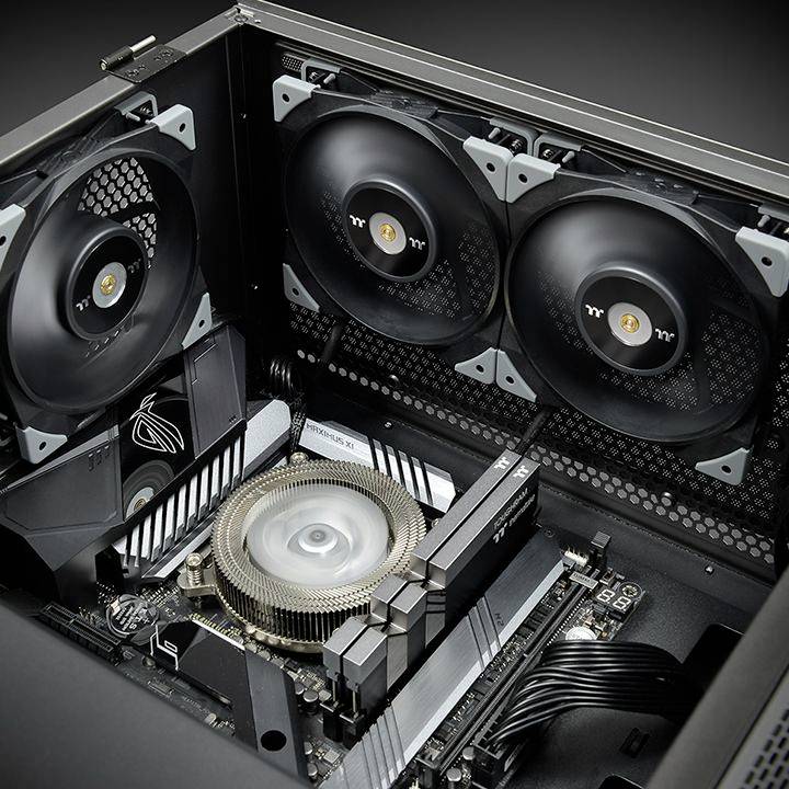 Thermaltake TOUGHFAN 12 PC-Gehäuse-Lüfter Schwarz