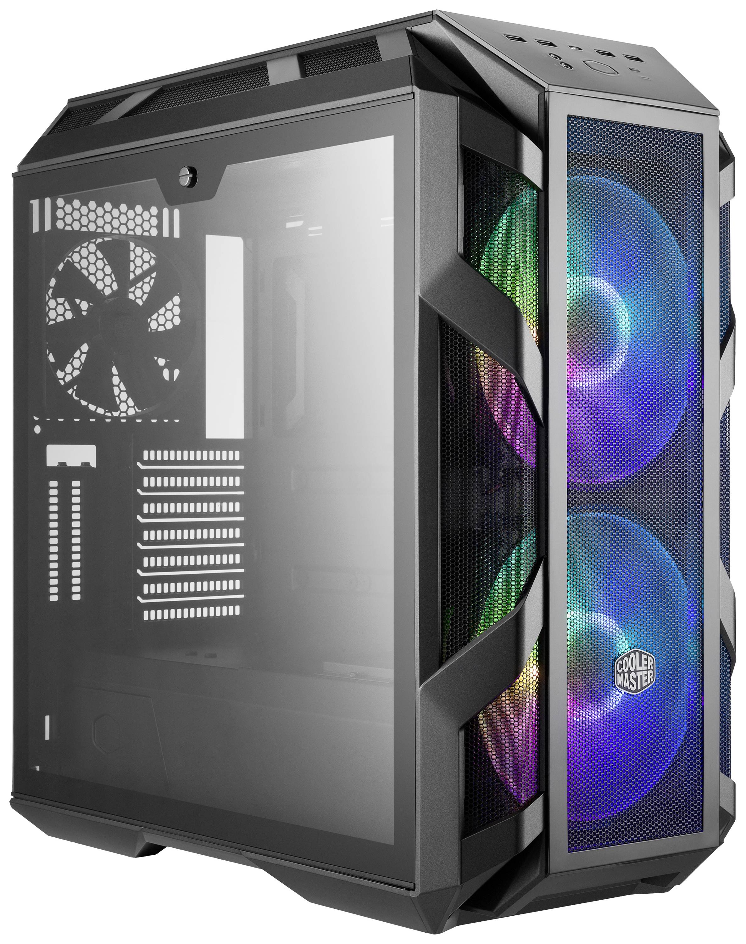 Cooler Master H500M Midi-Tower PC-Gehäuse Grau