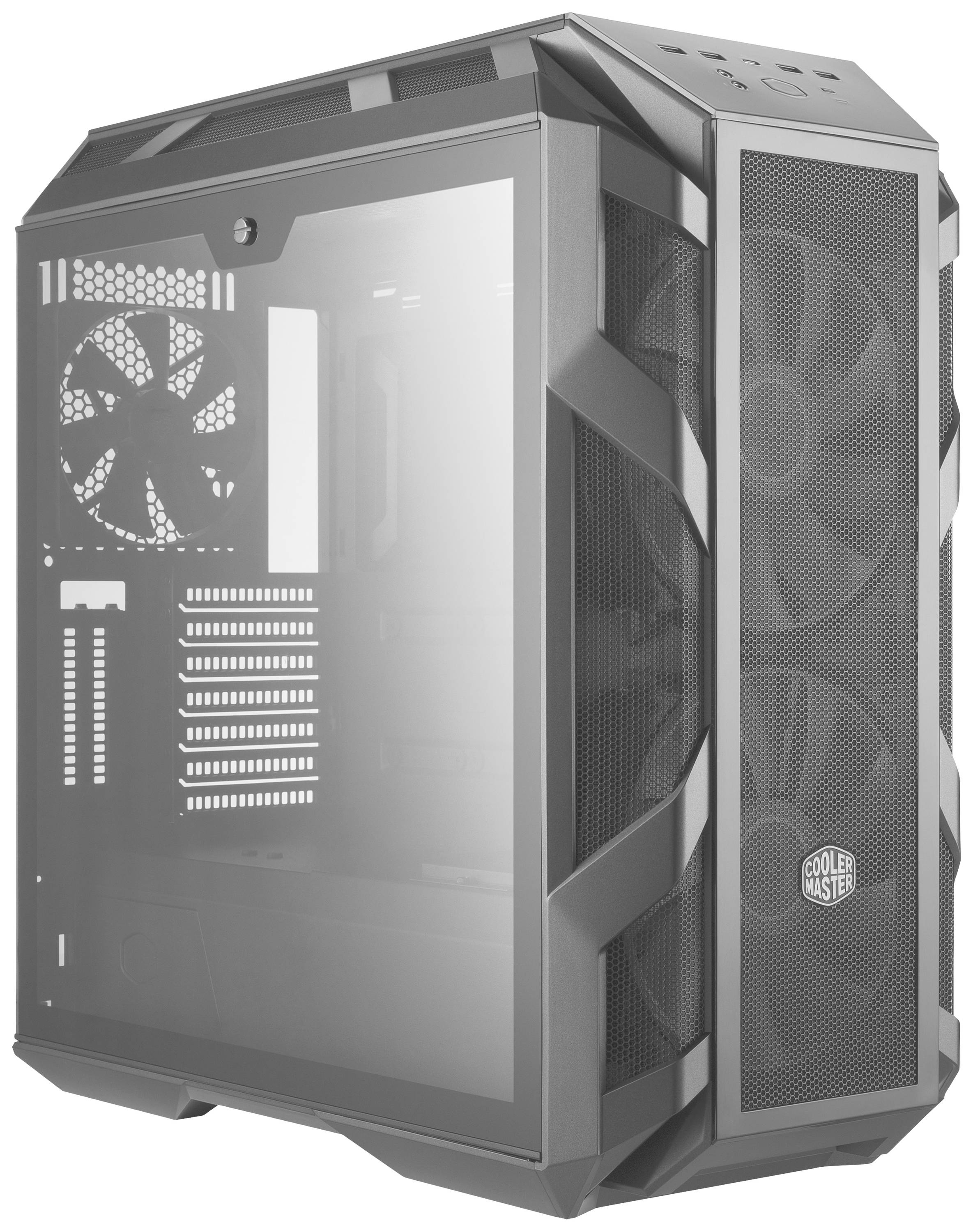 Cooler Master H500M Midi-Tower PC-Gehäuse Grau